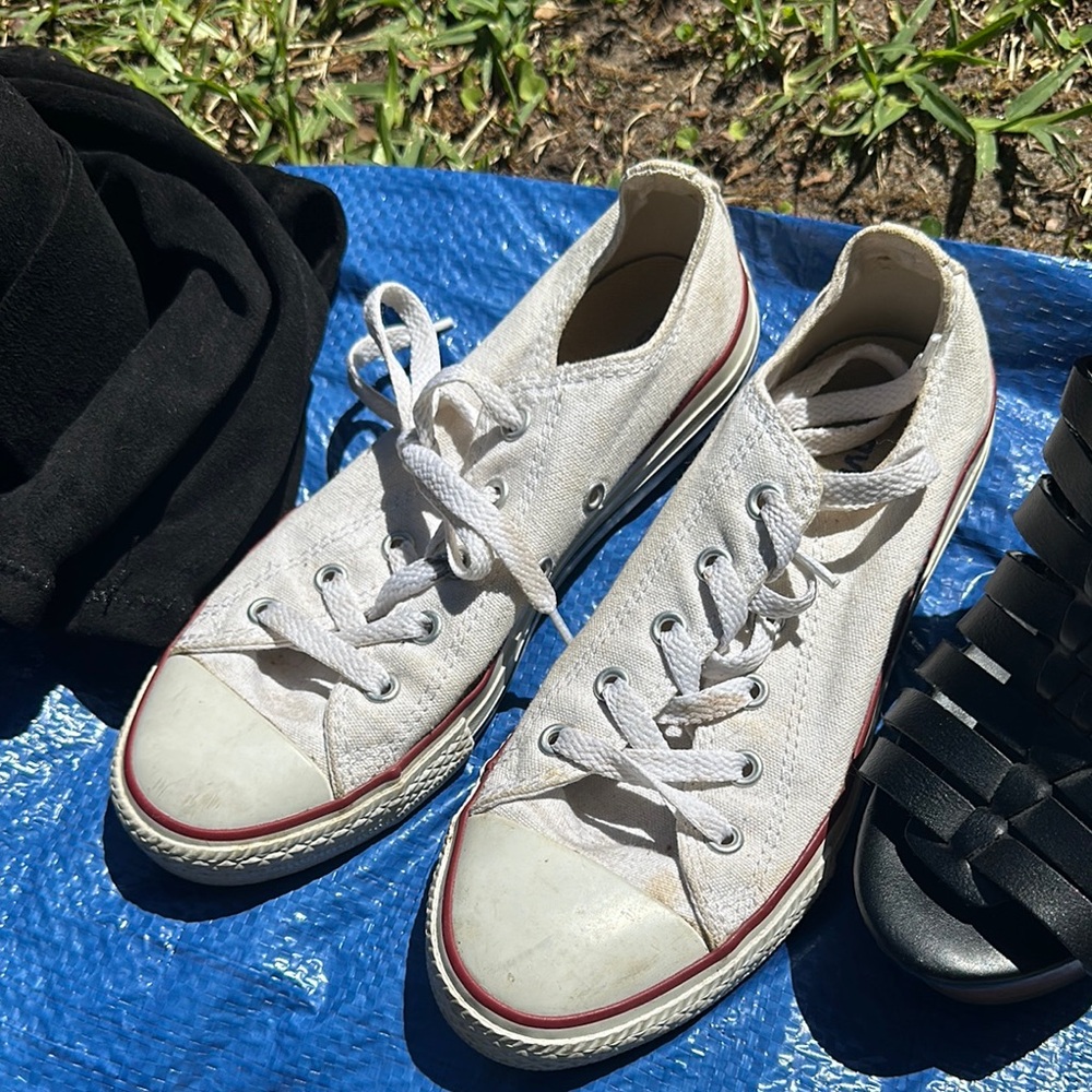 White Canvas Sneakers